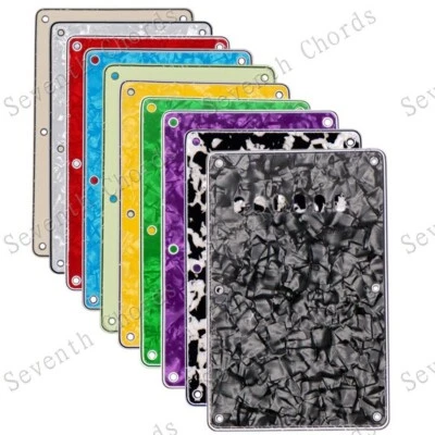 Placa trasera de cubierta de cavidad de trémolo de 6 orificios fácil de instalar para guitarra ST SQ