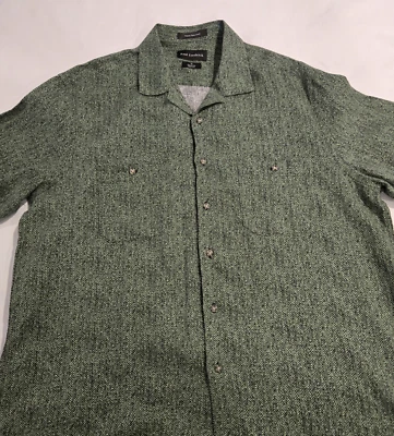 Paul Fredrick Classic Fit of Finest Pure Linen Men's Short Sleeve Button Up XL - Image 1 of 4