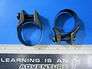 YAMAHA 81 YZ125H NOS OEM RADIATOR HOSE CLAMP 90460-28175-00 OACK OF 2 YZ125 jh - Picture 1 of 7