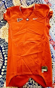 Camiseta de fútbol americano naranja emitida por el juego en blanco Clemson Tigers 2010-12 talla L 38 - Imagen 1 de 7