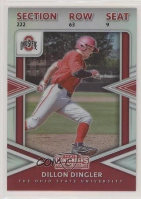 2020 Panini Elite Extra Edition College Tickets Holo Dillon Dingler #CT-DD - Image 1 of 2