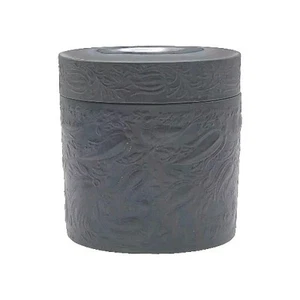 Bote ovalado en relieve de porcelana negra Bjorn Wiinblad Rosenthal Studio Line - Imagen 1 de 15