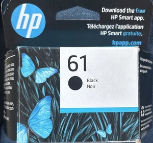 HP 61 Black Original Ink Cartridge CH561WN#140 EXP 12/2026 (Brand New & Sealed) - Zdjęcie 1 z 1