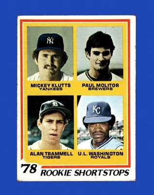 1978 Topps Set-Break #707 Paul Molitor Alan Trammell VG-VGEX *GMCARDS* - Image 1 of 2