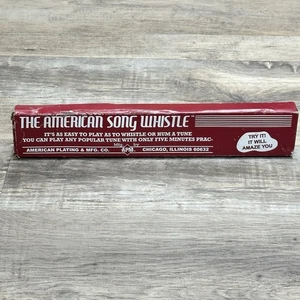 The American Song Whistle American Plating Nickel Plated Slide Song Whistle NEW - Picture 1 of 3