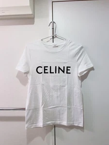 Celine T-Shirt Tete V Bts Lisa Logo Cotton #M47 - Picture 1 of 2