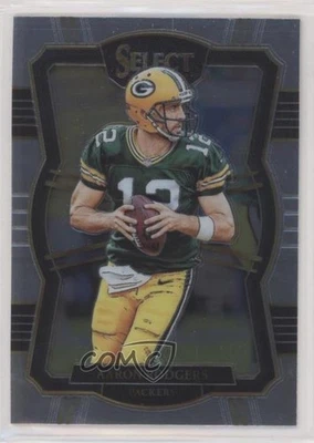 2017 Select Premier Level Aaron Rodgers (Uncorrected Error: Prizm on Back) #179 - Image 1 of 2