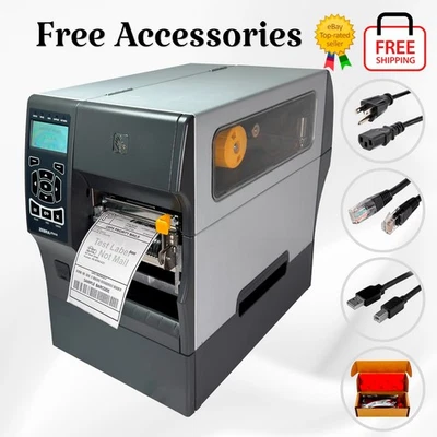 NEW PRINTHEAD Zebra ZT410 Advanced Label Printer Peel Full Rewind USB LAN Serial - Image 1 of 4