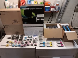 laserjet toner cartridges And Toner Cartridges LOT - Photo 1/10