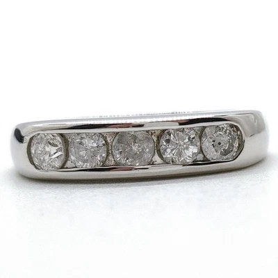 Jewelry Ring Natural Diamond 0.51ct Platinum 456280 - Image 1 of 4