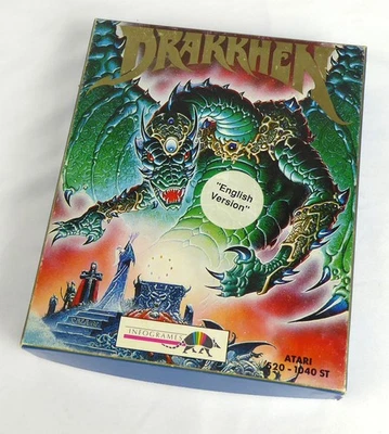 Atari ST Spiel in OVP (Big Box) -- DRAKKHEN (Infogrames) -- Disk - Bild 1 von 4