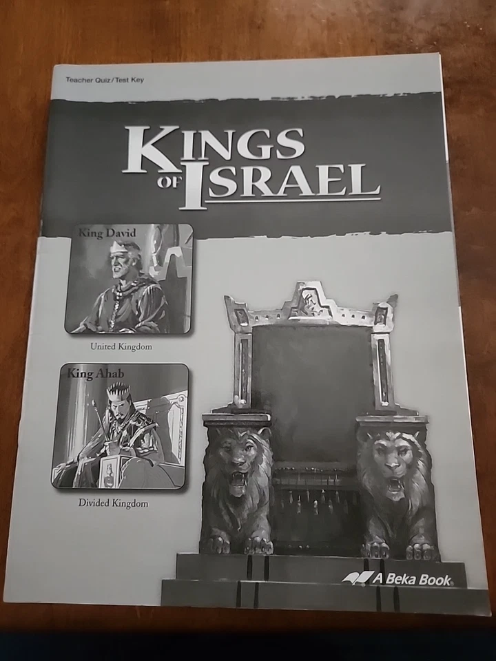Abeka Kings Of Israel Curriculum Teacher Quiz/test Key Homeschool 9th Grade - Image 1 of 1