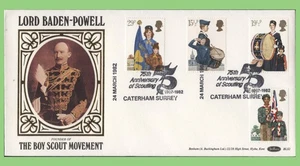G.B. 1982 Youth Organizations set u/a Benham First Day Cover, Caterham Surrey - Picture 1 of 1