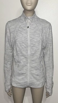 Lululemon DEFINE JACKET Wee Are From Space Grey Designed for on the Move Sz 8 - Image 1 of 4