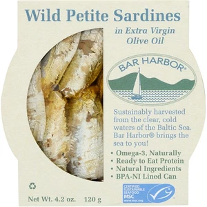 Bar Harbor Wild Petite Sardinen in nativem Olivenöl extra 4,2 Oz. - Bild 1 von 5