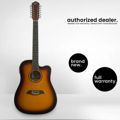 Oscar Schmidt | Dreadnought Cutaway | 12 String Acoustic Electric Guitar - Image 1 of 4