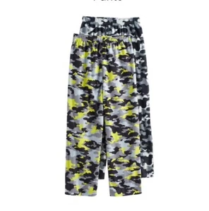 Boys 2-Pack Camo Lounge Pants Size Small 4-5 Pajamas 2 Pair NWT Camouflage - Picture 1 of 1