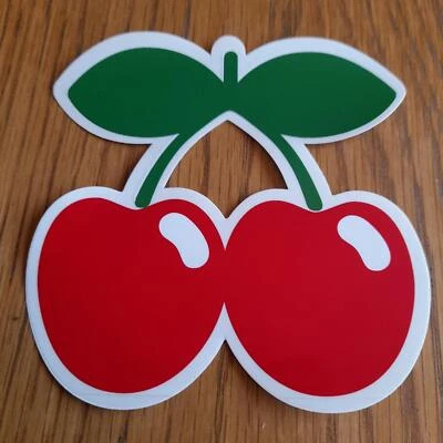 PACHA IBIZA RED CHERRY STICKER @ IBIZA CLUB POSTERS - DJ HOUSE MUSIC - Image 1 of 2