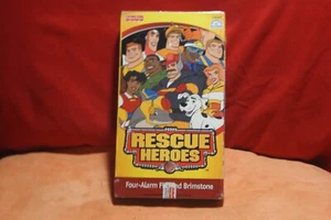 Rescue Heroes VHS Four-Alarm Fire and Brimstone, Factory Sealed New Animation - Picture 1 of 3