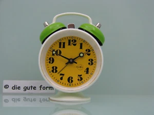Vintage 60er Pop-Art Design - -- PRAXIS - mechanisch WECKER UHR -- - Top Zustand - Picture 1 of 12
