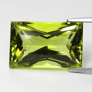 Joya suelta de cuarzo natural de limón brillante de 13,59 quilates corte baguette - Imagen 1 de 5