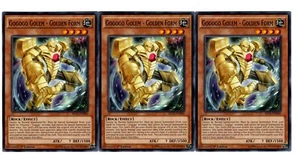 Yugioh - 3X Gogogo Golem - Goldene Form - Common - 1. Auflage - SECE-DE090 - NM - Bild 1 von 1