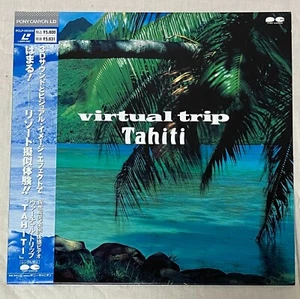 Japan Laserdisc LD Virtual Trip Tahiti W/Obi Japanese - Imagen 1 de 2