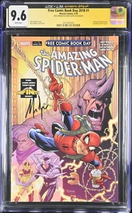 Free Comic Book Day 2018 Amazing Spider-Man CGC JSA 9.6 SS Signed Nick Spenser - Picture 1 of 2