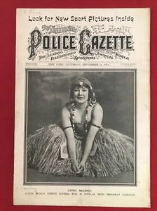 Clarence Mitchell Cincinnati Reds police Gazette Sept 16, 1916￼ Bob Moha - Picture 1 of 13