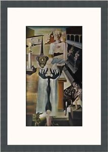 Salvador Dali The Invisible Man Custom Framed Print