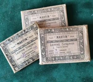 Resortes principales para relojes Martin Swiss hechos en Suiza tamaños ancho 2/0 (1.050 - 23 (3.0) - Imagen 1 de 1
