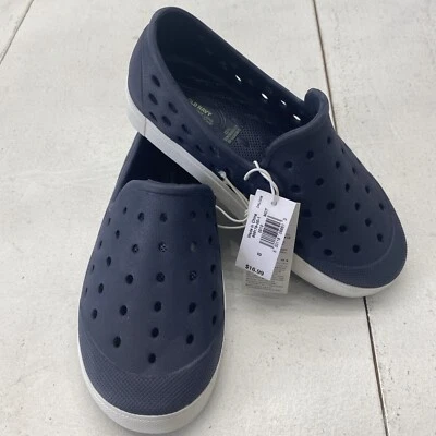 Old Navy Blue/White Perforated Slip-On Shoes Size Youth 10 New - Image 1 of 4