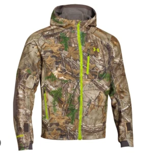 Under Armour Storm2 Gore Windstopper Jacket Camo Realtree Xtra M Waterproof Hunt - Picture 1 of 1