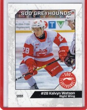 2019/20 Sault Ste Marie Greyhounds - KALVYN WATSON [Tulsa Oilers] ECHL