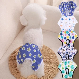Female Pet Dog Puppy Diaper Pants Nappy Physiological Sanitary Panties Underwear - Picture 1 of 35