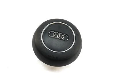 2015 AUDI A3 S3 (8V) LEFT FRONT DRIVER STEERING WHEEL AIRBAG AIR BAG (BLACK) - Image 1 of 4