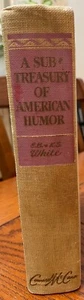 A Sub-Treasury of American Humor edited by EB White and KS White 814 pages - Picture 1 of 19