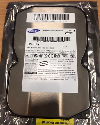 Samsung SpinPoint 7.2K  160GB 3.5"  IDE Hard Drive - SP1614N - Image 1 of 4