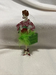 Metall hängend ARBEIT MÄDCHEN DESIGN Weihnachten Freundinnen Ornament - Bild 1 von 5