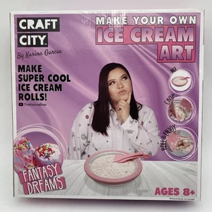 Craft City Karina Garcia Home Made Make Your Own Rolled Ice Cream Art For Kids - Picture 1 of 7