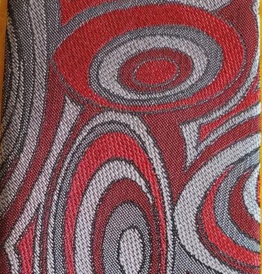 1980s BUGLE BOY ~ SKINNY MENS TIE ~ MIAMI VICE POP AVANT GARDE NEW WAVE ~ 56" - Image 1 of 3