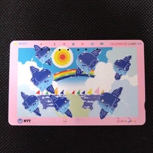 Tarjeta Telefónica Sunfish Retro NTT De Colección Usada De Japón Rara No.O662 - Imagen 1 de 4
