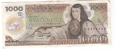 Banknote Mexico P85a 1000 Pesos 1985, Series XS - Image 1 of 2