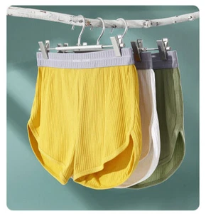 Mens Pure Cotton Loose Boxer Shorts Summer 3/4 Length Athletic Briefs - Picture 1 of 28