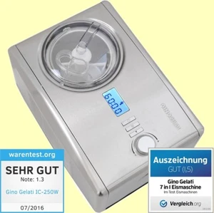 DIGITALE EISMASCHINE Helado mit KOMPRESSOR SOFTEISMASCHINE 1,5 Liter - Bild 1 von 12