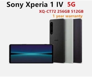 Sony Xperia 1 IV 5G XQ-CT72 256GB 512GB Odblokowany smartfon z Androidem Nowy zapieczętowany - Zdjęcie 1 z 22