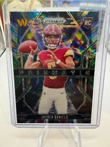 Panini Prizm 2024 - Prizmatic Jayden Daniels #3 Green Wave Prizm - Imagen 1 de 2