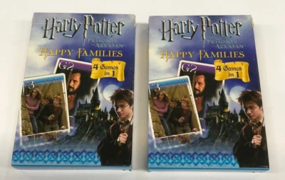 PAIR OF HARRY POTTER AND THE PRISONER OF AZKABAN HAPPY FAMILIES 4 GAMES IN 1 DEC - Image 1 of 4