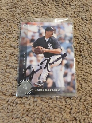 Donruss Chicago White Sox 291 1997 Jamie Navarro autografiado  Foto 1 de 2