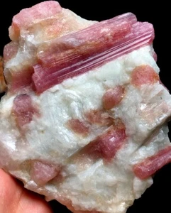 285g 1PCS Natural Red tourmaline Quartz Crystal cluster mineral specimen p77 - Picture 1 of 6